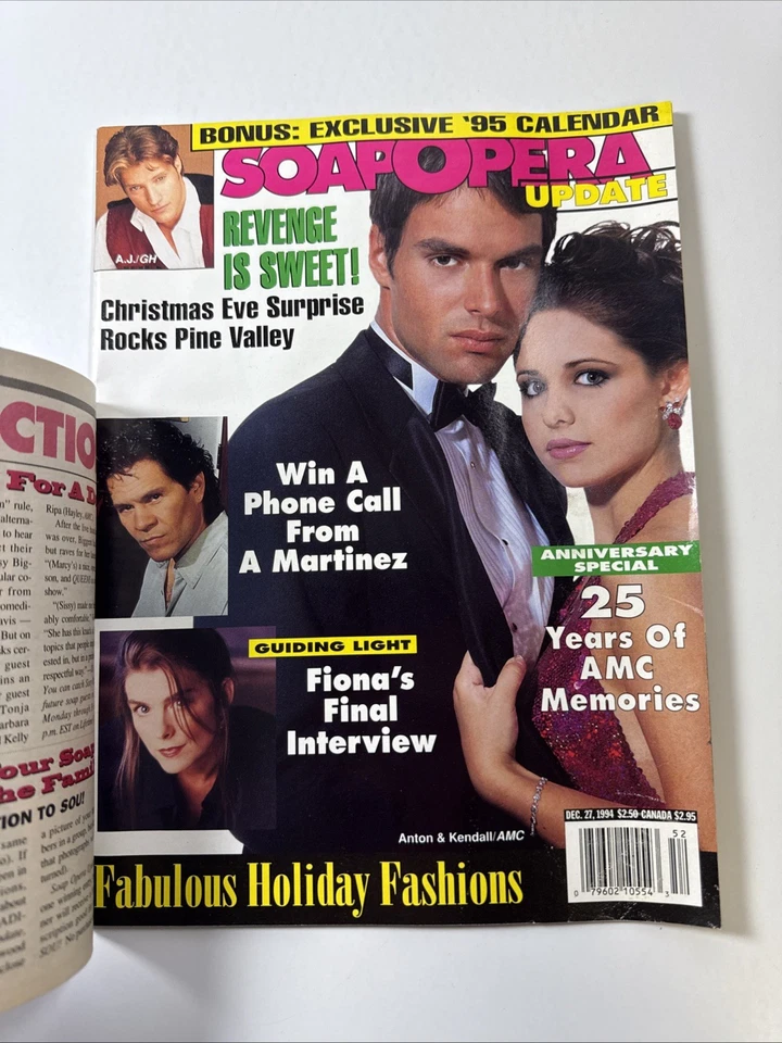 SOAP OPERA UPDATE magazine w attached Digest December 27, 1994 AMC / GL / Y&R - Image 2 of 4