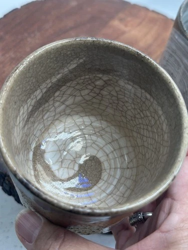 Hagi Yakiware Tea Cup - Thumbnail 3