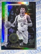 2025-26 Topps Basketball Black Friday Jaylen Wells Blackout Foil #183 - Memphis