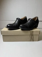 B.O.C Black Leather Clogs