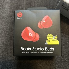Beats Studio Buds Wireless Noise Cancelling Earbuds Built in MJ503LL/A - Red