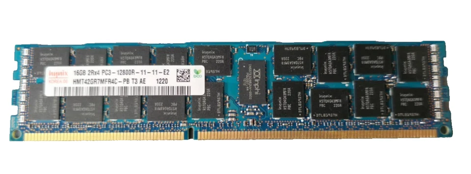 32GB (2x16GB) Server RAM Hynix PC3 - 12800R DDR3 HMT42GR7MFR4C-PB 2Rx4 - Image 3 of 4