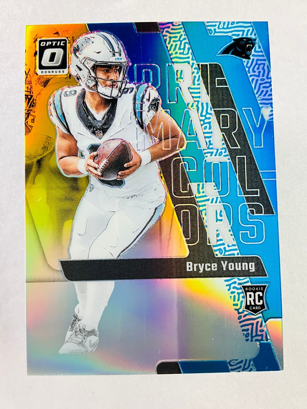 Bryce Young 2023 Panini Donruss Optic Gold Prizm Primary Colors RC #'d 10/10