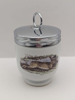 Royal Worcester Old Game Series King Size Egg Codler Porcelain