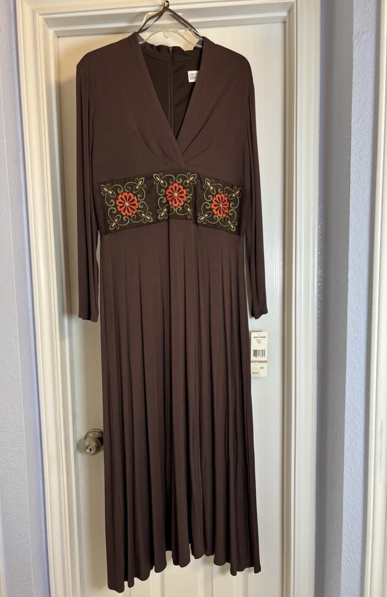 Brown Long Sleeve Dresses for Women for sale | eBay