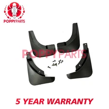 Easy Fit Mudflaps Front Rear For Skoda Octavia 2007-2014 Poppy