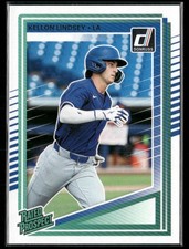 Kellon Lindsey 2025 Donruss #191 Los Angeles Dodgers