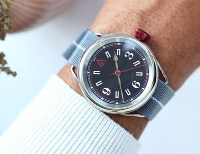 WT AUTHOR Men's Watch Model Nº 1905 Black Dial - British Made & Limited Edition