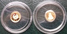 Lao: 2008 Gold 500 Kip; Year of the Rat; 24 carat; 1/2 gram; free UK pp