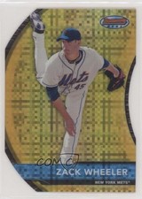 2012 Bowman Bowman's Best Prospects Die-Cut X-Fractor 8/25 Zack Wheeler 10yf