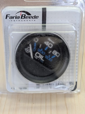 #ad Faria Beede Instruments Faria Beede 13002 Coral Oil Pressure Gauge 80 PSI 2quot; $24.99