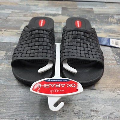 Okabashi Torino MENS LL 9-10 Supportive Theraputic Slide Sandal Basket Weave Amazon.com | OKABASHI Men main image 4