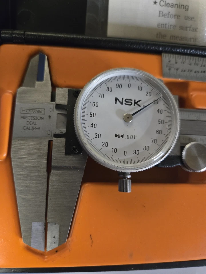 Штангенциркуль Fowler Precision Dial длина 6 дюймов нержавеющая сталь 0,001 закаленный  - Изображение 3 из 4