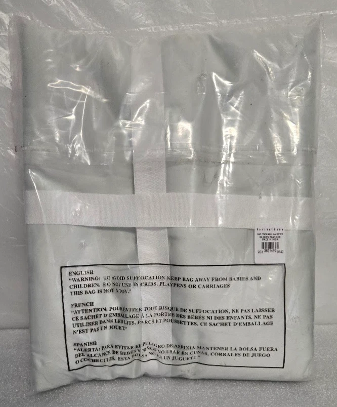 Pottery Barn PB Essential 300 Thread Count King Flat Sheet 108" x 105" Green - Image 2 of 2