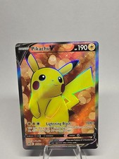 Pokemon Pikachu V 157/172 Brilliant Stars Full Art Ultra Rare Holo Lightning NM on eBay