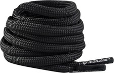 IRONLACE - Paracord 550 Laces Type III, Heavy-Duty, 72-Inch, Midnight Black