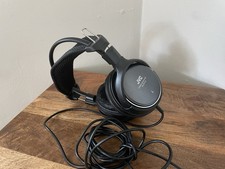 JVC HA-RX700 Wired Stereo Over-Ear Headphones Black Adjustable Tested Works