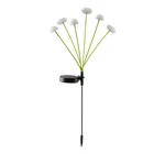 Solar Garden Lights 6-Head LED Mushroom Lamp Jellyfish Atmosphere Light for9843