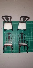 Doll house miniature four nice dining room chairs