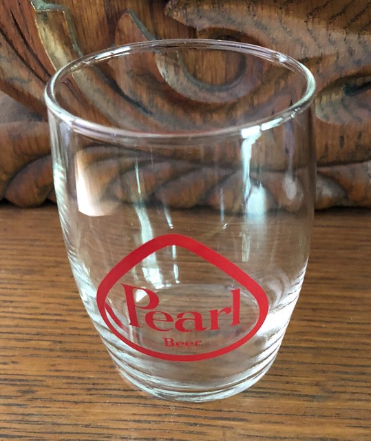 vintage pearl beer glasses