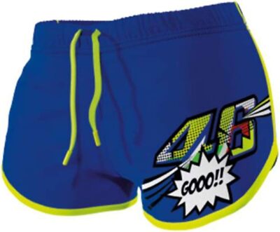 Vr46 Shorts Rossi Donna Valentina Neri Pantaloncini Valentino