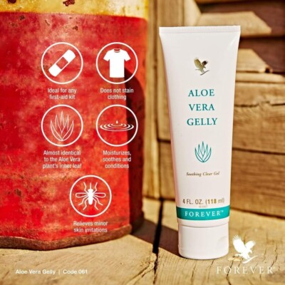 Forever Living Aloe Vera Gelly Moisturizes & Soothes Skin 118ml 4 oz | eBay