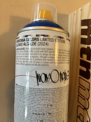 Mtn Montana ‘Alonso Alcalde’ Spray Paint Can/Tin Klan Blue Ltd Edition FREE SHIP - Picture 3 of 9