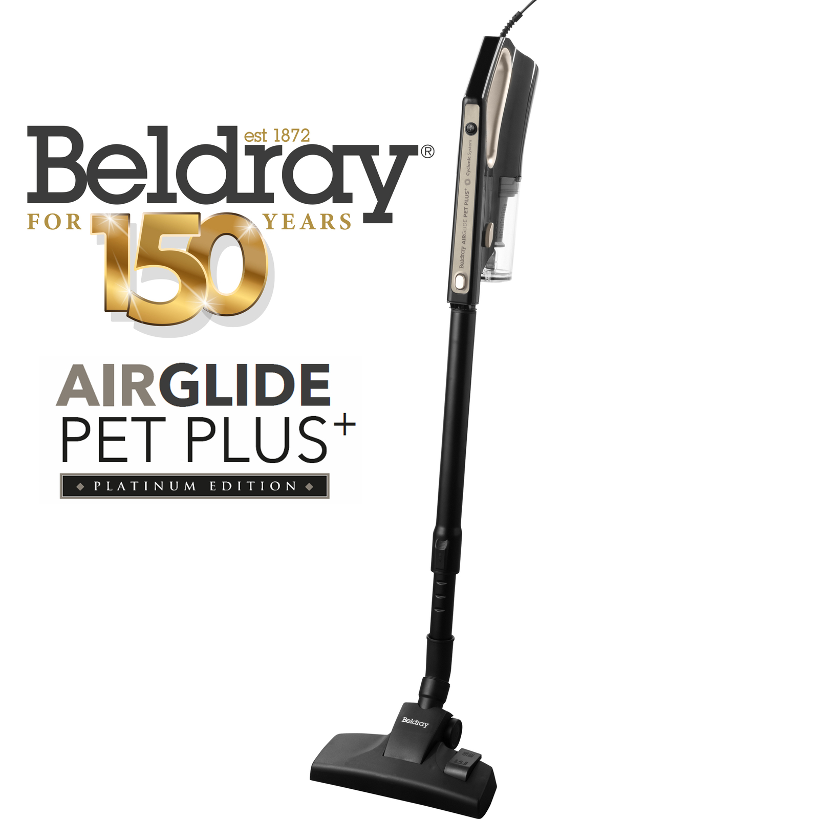 Beldray Vacuum Cleaner AirGlide Pet Plus+ Handheld Portable HEPA