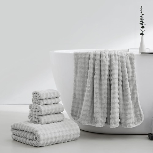 Oversized Bath Towels 40x80 Inches Extra Large Bath Sheets for Adults Thick S... - Picture 3 of 7