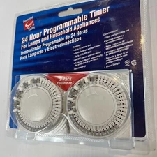Commercial Electric 24 Hour Programmable Timer 527-935 2 Pack