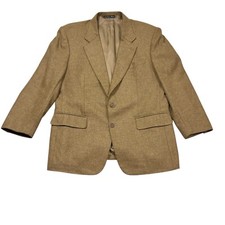 LORO PIANA Men's Sz 44 Bespoke 100 Cashmere Blazer Two Button Carmel