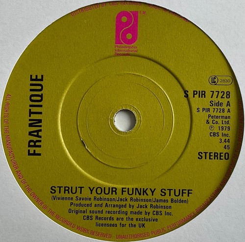 Frantique - Strut Your Funky Stuff - 7” Vinyl Single