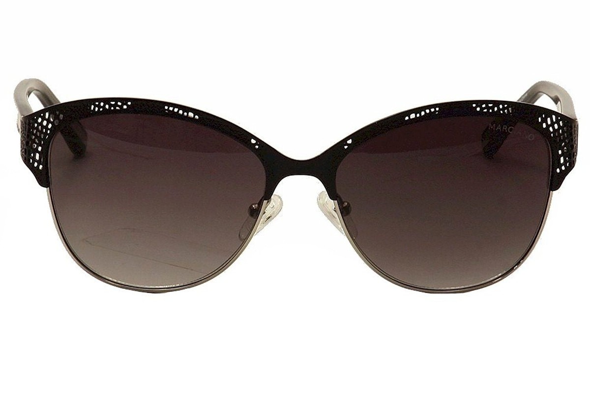 GUESS by Marciano Women\'s Rimless Sunglasses - Black Gradient Lenses Guess by Marciano GM0796 frame with silver lenses. Lenses  main image 2