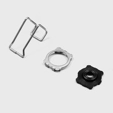 Mopar 66-73 Steering Column Coupler Stainless Cover Clamp Black Seal 3 Dmt