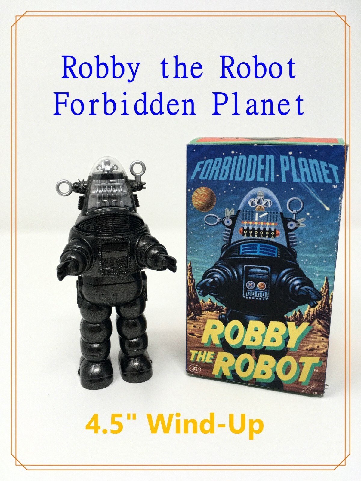 ▤ Figura de cuerda Robby the Robot Forbidden Planet hecha en *Japón* ¡FUNCIONA! 🙂 | eBay