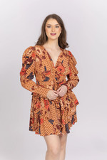 ULLA JOHNSON Oni Dress Garden Rose Print Size 8 Orig. $650 NWT