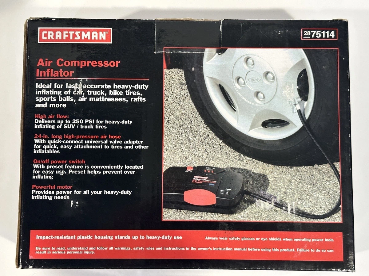 Craftsman portable air pump deals