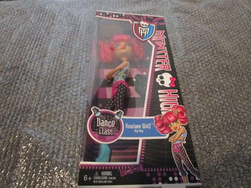 NUOVO Monster High Howleen Wolf Dance Class Hip Hop - Foto 1 di 4