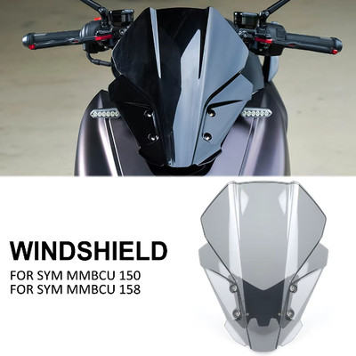 FOR SYM MMBCU 150 158 Front Windscreen Windshield Screen Shield Deflector Guard