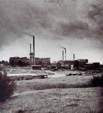 Krappitz/ Krapkowice- Die Zellulosefabrik (Schlesien) 1935