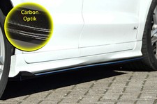 Bi CUP3 Seitenschweller aus ABS für Opel Astra K Sports Tourer in Carbon Optik