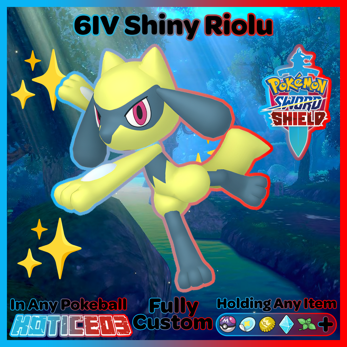 Pokemon Riole Riolu Pokemon Sword