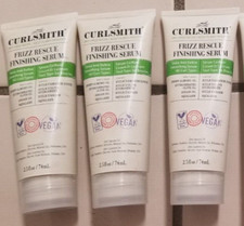 3 Curlsmith Frizz Rescue Finishing Hair Serum to Tame Frizz, Free Ship 2.5 oz. 