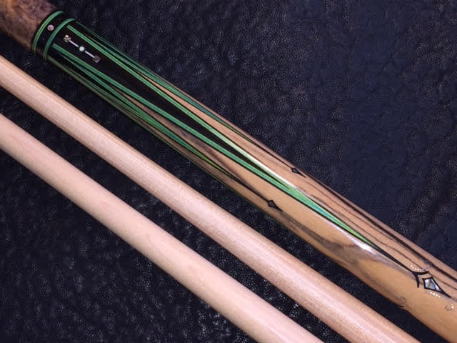 Jacoby Pool Cue With a Jacoby Edge Hybrid Shaft & Maple Shaft