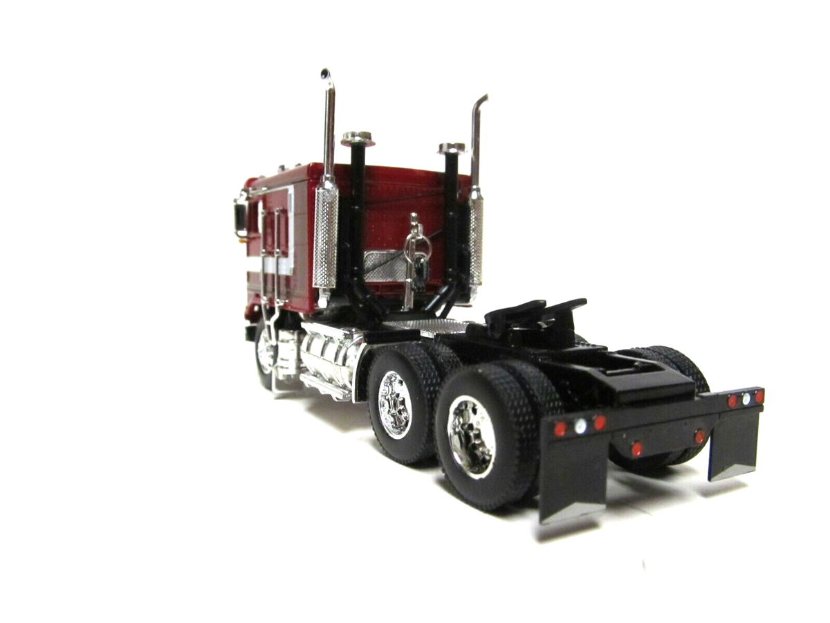 DCP / FIRST GEAR 1/64 SCALE KENWORTH K-100 FLAT TOP, MAROON, WHITE
