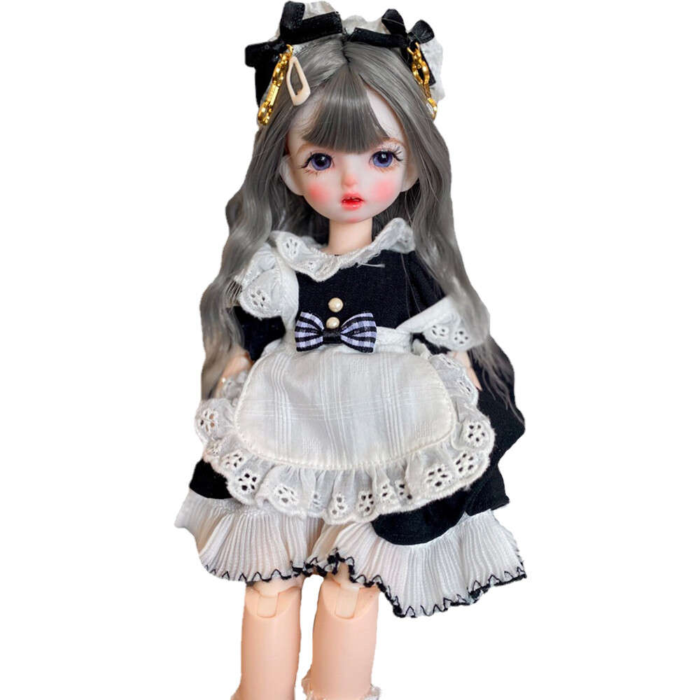 Linda Muñeca Niña 30Cm Altura Con Zapatos De Vestido Y Maquillaje Facial Pintado