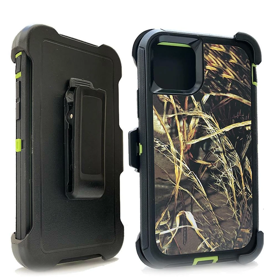 Funda Carcasa Árbol Real Camuflada Para Apple iPhone 11 11 Pro Max con Funda Clip para Cinturón Foto 3 de 4