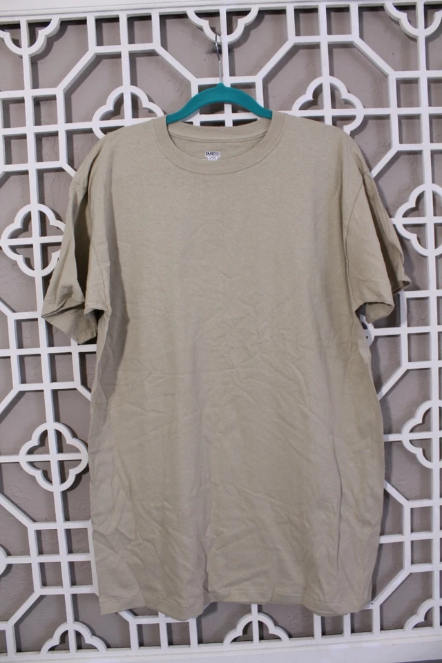 3 camisetas vintage Duke para hombre L beige hechas en EE. UU. puntada única algodón en blanco para hombre Foto 2 de 4