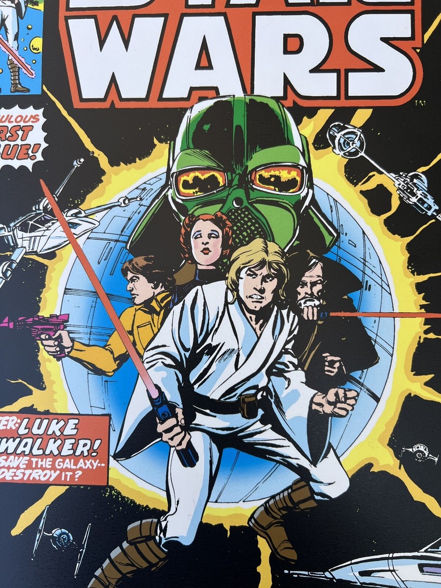 Star Wars Comic First Issue Wood Poster Plaque 19