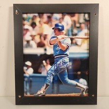 Bob Horner Atlanta Braves Baseball Autographed 8x10 Framed Photo '78 NL ROY